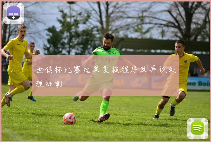 世俱杯比赛结果复核程序及异议处理机制